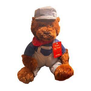 Gund Fun Sprout the Railroad Bear Sings “I’ve Been Working‎ On The Railroad” NWT